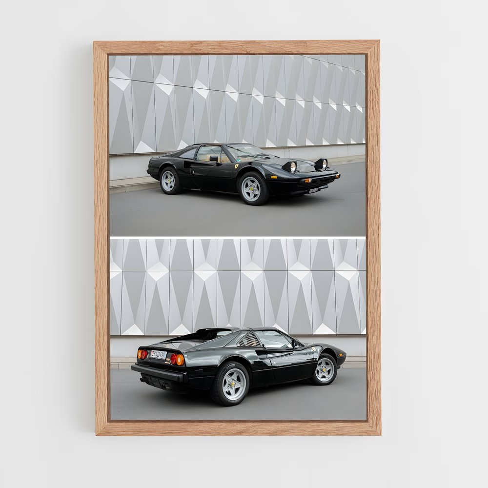 Poster Gtb Ferrari (vue 4)